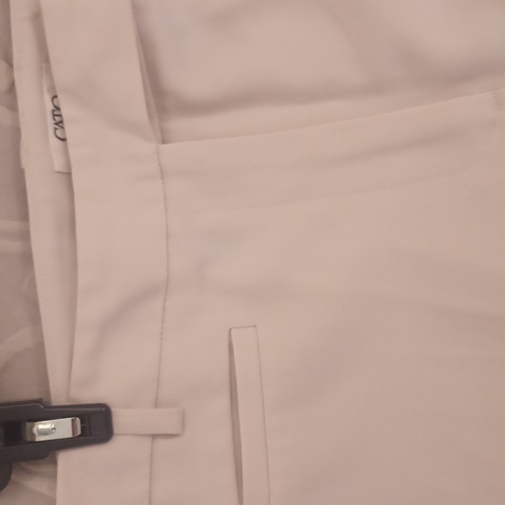 Cato wide leg cream capris - Picture 3 of 7